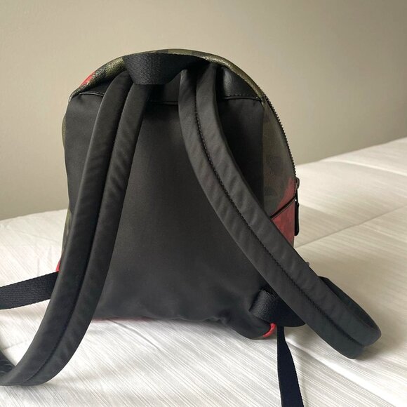 Like New Coach Camouflage Fairytale Rose w Star Mini Charlie Backpack - Picture 5 of 9